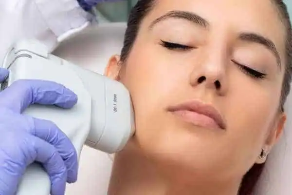 HIFU - Breakthrough in Anti - ageing 1 Image of woman having HIFU Southampton treatment