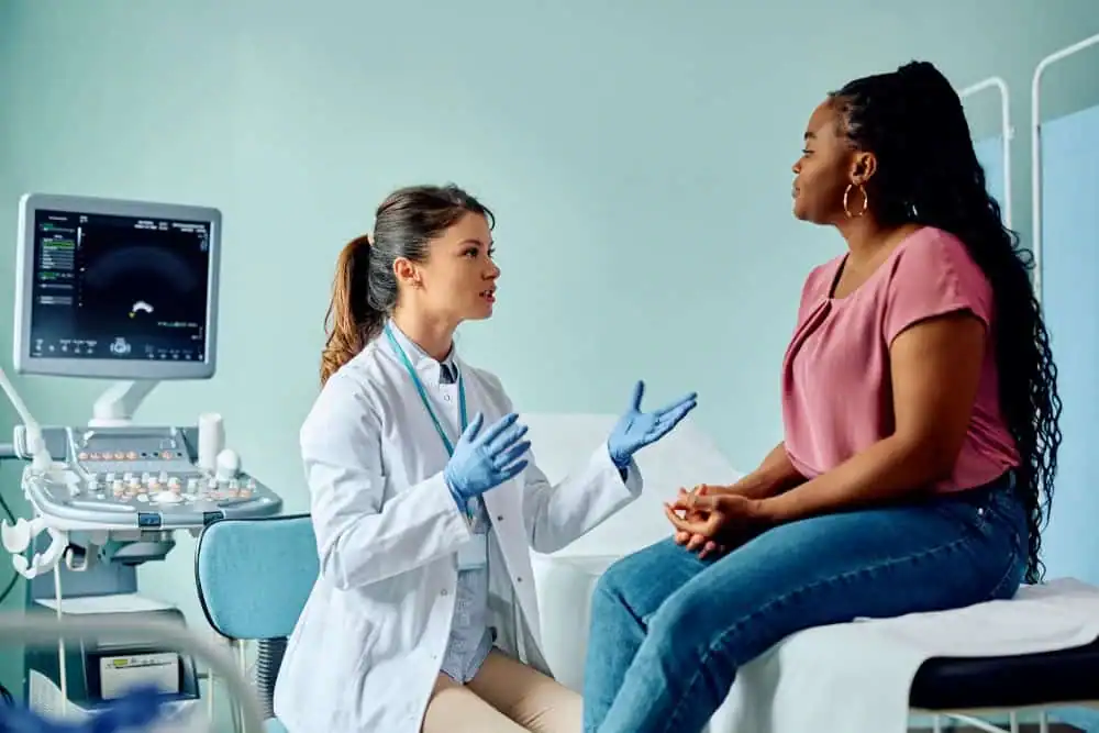 Rejuvenating Intimacy: Exploring Surgical Solutions for Vaginal Laxity 1 Woman have consultation about vaginal laxity Southampton