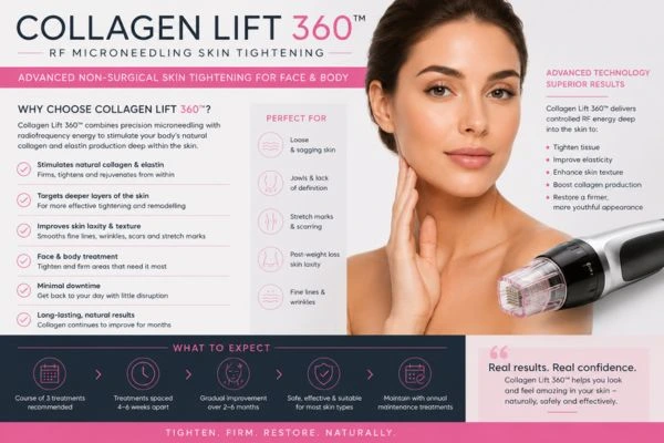 The benefits of Collagen Lift 360 Southampton 	