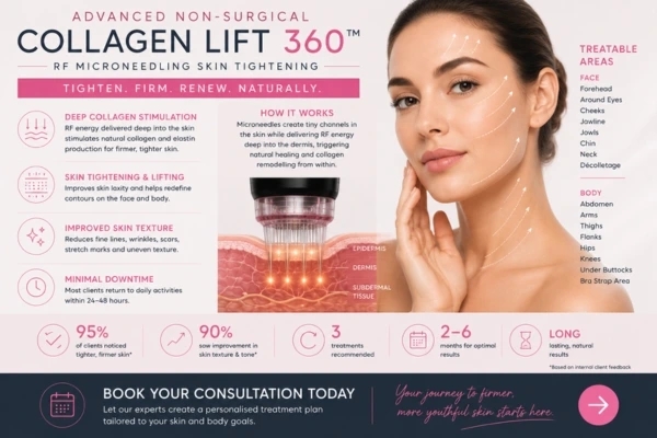 Book in Collagen Lift 360 Southampton 	 today